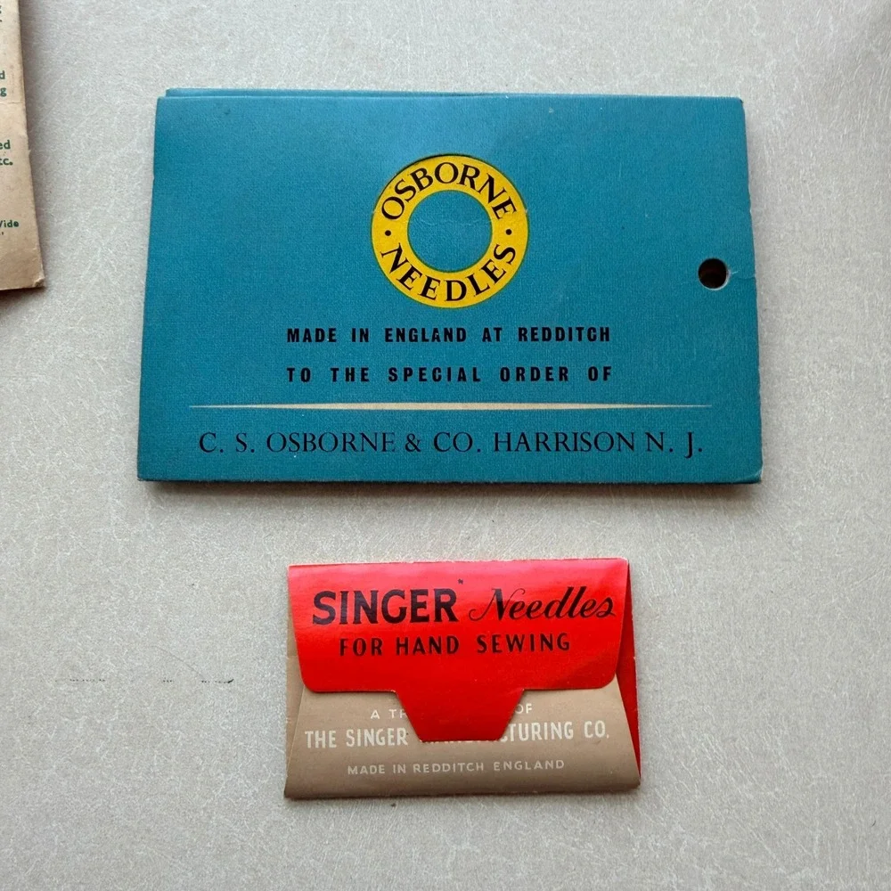 Vintage Sewing Needle Lot: Upholstery Sailmaker Tapestry Crewel Singer‎ Osborne